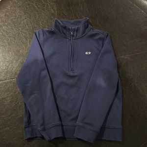 Boys Vineyard Vines Saltwater 1/4 Zip Pima Cotton Size 7